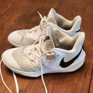 Nike White and Black Athletic Shoes